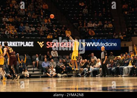 West Virginia Guard Jonathan Powell (11) Is Defended By Arizona Guard 