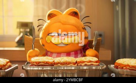 THE GARFIELD MOVIE (2024), directed by MARK DINDAL. Credit: SONY PICTURES ANIMATION / Album Stock Photo