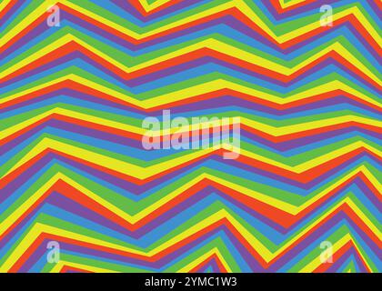 Colorful Abstract geometric pattern line. For web and digital media. Stock Vector