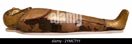 ancient egyptian death mask isolated on white background Stock Photo