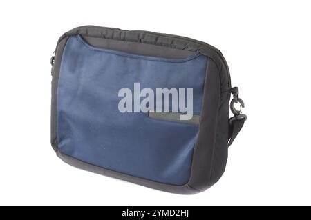 black and blue laptop bag Stock Photo