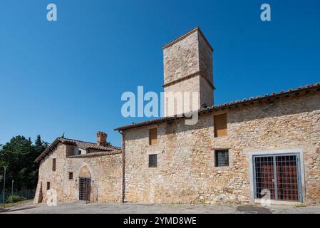 Perugia (Umbria-province of Perugia). Monumental Complex of San Manno. Exterior Stock Photo