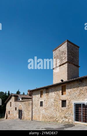 Perugia (Umbria-province of Perugia). Monumental Complex of San Manno. Exterior Stock Photo