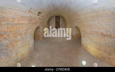 Perugia (Umbria-province of Perugia). Monumental Complex of San Manno. The Etruscan Tomb Stock Photo