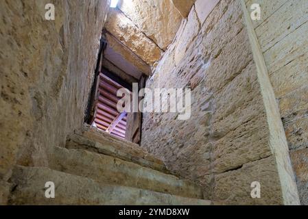 Perugia (Umbria-province of Perugia). Monumental Complex of San Manno. Entrance To The Etruscan Tomb Stock Photo