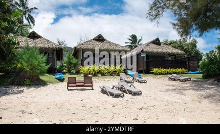 Landscapes of the Rarotonga island, Cook Islands Stock Photo