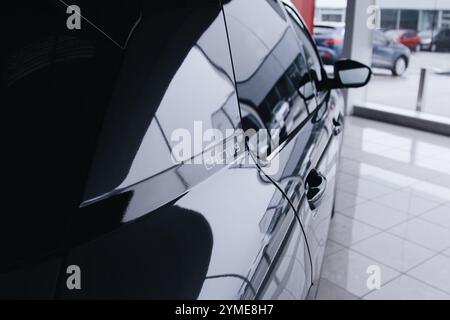 Black car exterior Stock Photo