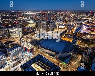 aerial image of Manchester cityscape Stock Photo