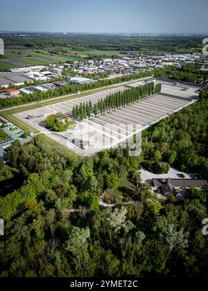 Dachaou Concentration Camp Memorial Site Stock Photo