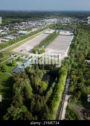 Dachaou Concentration Camp Memorial Site Stock Photo