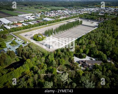 Dachaou Concentration Camp Memorial Site Stock Photo