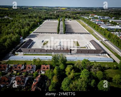 Dachaou Concentration Camp Memorial Site Stock Photo