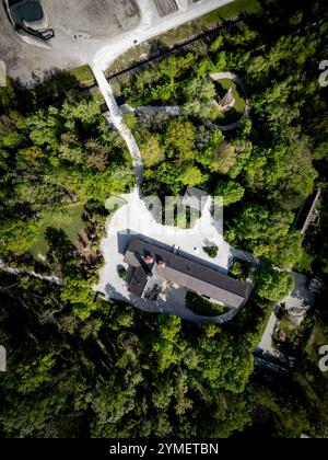 Dachaou Concentration Camp Memorial Site Stock Photo