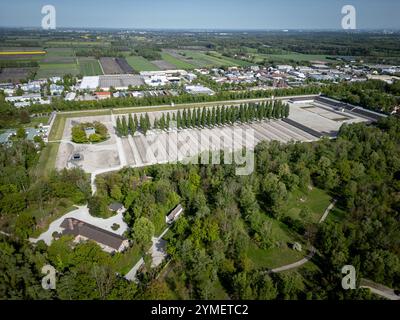 Dachaou Concentration Camp Memorial Site Stock Photo