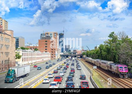 Boston MBTA Stock Photo