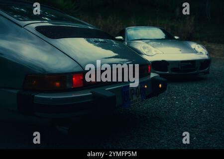 Dream garage, porsches dream Stock Photo