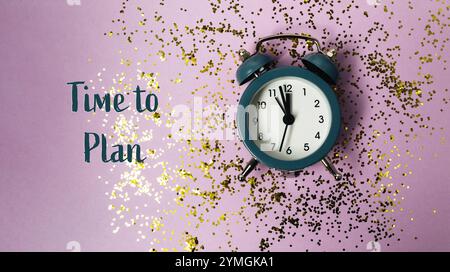 Time for plans captures the festive spirit of Christmas, encouraging families and friends to gather, celebrate, and create cherished memories during t Stock Photo