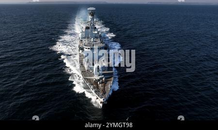 Royal Navy Type 23 frigate Stock Photo