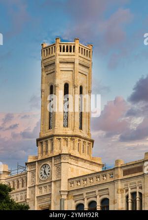 CAGLIARI, SARDINIA - October 9, 2024: Cagliari, the historic capital of Sardinia, offers stunning coastal views, rich Italian heritage, and vibrant Me Stock Photo