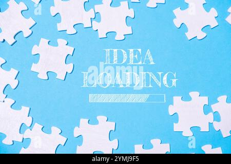 Puzzle with the word Idea Loading written on it Stock Photo
