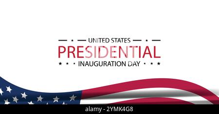 The 2025 Presidential Inauguration to Take Place on January 20 Stock Vector