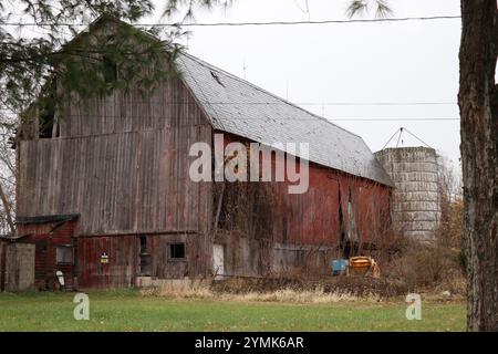 New Jersey New York Barns Bulidings art food planes Stock Photo