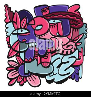 Collection of hand drawn, Vector illustration in sketch doodle style Stock Vector