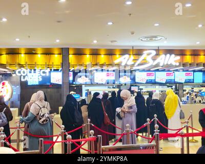 Mecca, Saudi Arabia, June 23 2024: Al Baik, AlBaik is a Saudi fast food restaurant chain headquartered in Jeddah, Saudi Arabia that primarily sells br Stock Photo