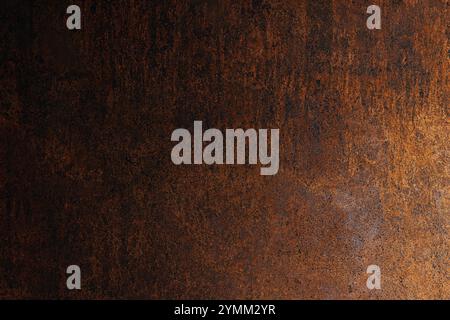 A brown surface with a lot of texture and a grainy appearance. The surface is rough and uneven, giving it a rustic and aged look Stock Photo