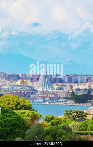 Syracuse skyline, Syracuse, Sicily, Italy Stock Photo