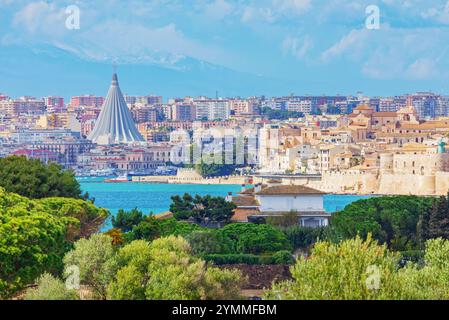 Syracuse skyline, Syracuse, Sicily, Italy Stock Photo