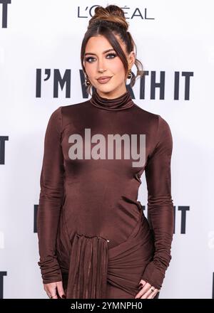 HOLLYWOOD, LOS ANGELES, CALIFORNIA, USA - NOVEMBER 21: Alexis Oakley arrives at the 19th Annual L'Oreal Paris' Women Of Worth Celebration 2024 held at NeueHouse Hollywood on November 21, 2024 in Hollywood, Los Angeles, California, United States. (Photo by Xavier Collin/Image Press Agency) Stock Photo