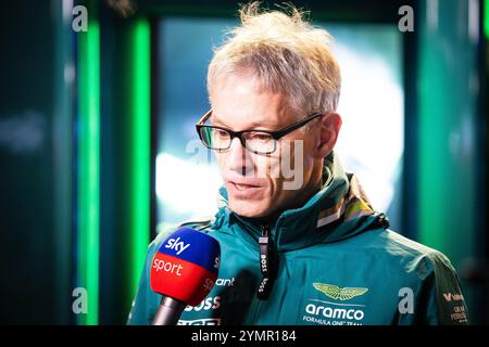 Mike Krack (LUX), Aston Martin Aramco Formula One Team, Teamchef  USA, Formel 1 Weltmeisterschaft, Grand Prix von Las Vegas, Las Vegas Strip Circuit, 21.11.2024   Foto: Eibner-Pressefoto/Thomas Fuessler Stock Photo