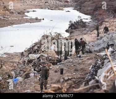 Corpse Disaster Body found in stream Stock Photo - Alamy
