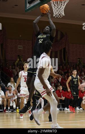 UCF center Moustapha Thiam (52) grabs a rebound in front of Iowa State ...