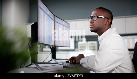 Medical Coding Bill And Billing Codes Spreadsheets Stock Photo