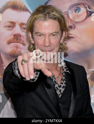 November 22, 2024, Hollywood, California, USA: Duff McKagan attends the Los Angeles premiere of ''Standing on the Shoulders of Kitties' (Credit Image: © Billy Bennight/ZUMA Press Wire) EDITORIAL USAGE ONLY! Not for Commercial USAGE! Stock Photo