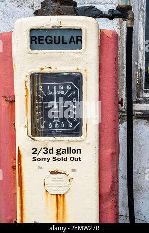 Old Petrol Pump Stock Photo
