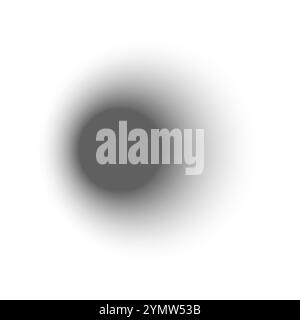 Set of realistic round shadow and shadow effect. Poster, flyer, business card, banner shadow collection. Vector shadows isolated on transparent backgr Stock Vector