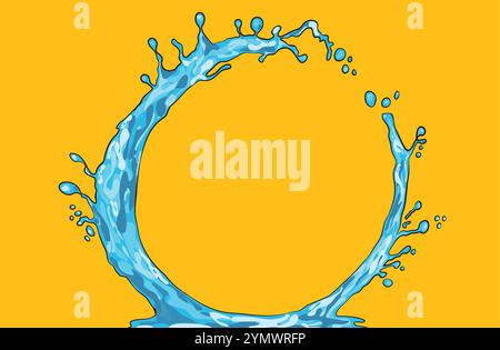 splash water vector Stock Vector