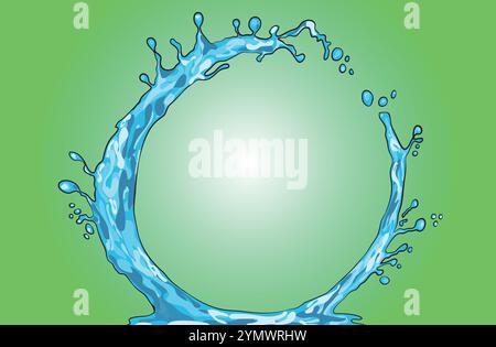 splash water vector Stock Vector
