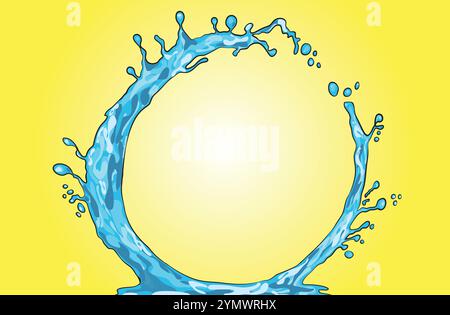 splash water vector Stock Vector