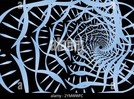 ABSTRACT HEART SHAPED DNA BACKGROUND Stock Vector