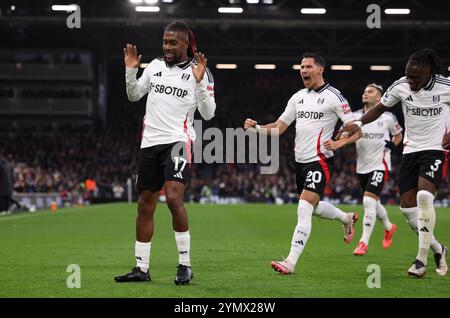 London, UK. 23rd Nov, 2024. during the Premier League match at Craven Cottage, London. Picture credit should read: Paul Terry/Sportimage Credit: Sportimage Ltd/Alamy Live News Stock Photo