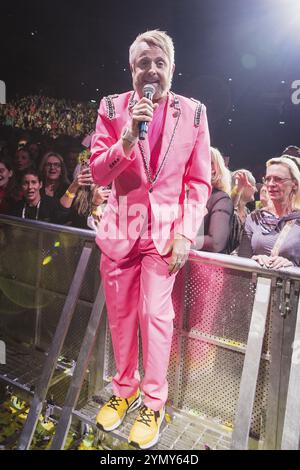 Ross Antony with audience at the Schlagernacht des Jahres live on Das Original Tour in the Berlin Uber Arena on 16 November 2024 Stock Photo