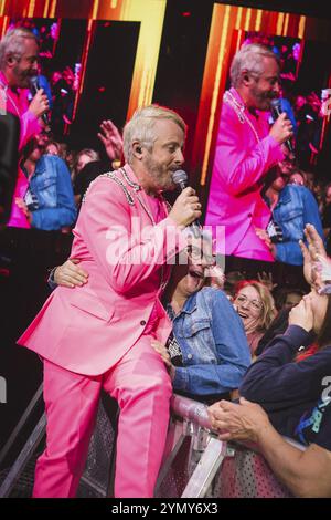 Ross Antony with audience at the Schlagernacht des Jahres live on Das Original Tour in the Berlin Uber Arena on 16 November 2024 Stock Photo