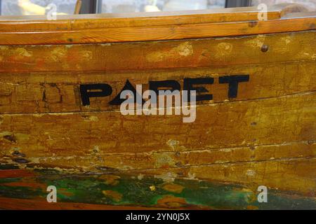 Details inside the Barcelona Maritime Museum in Barcelona Spain Stock Photo