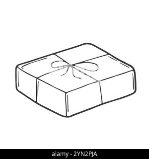 Doodle style box, package, or shipping vector Stock Vector