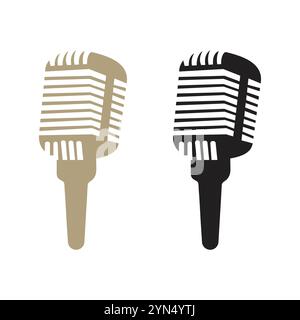 Microphone Symbol Vector Sign, Podcast Icon Stock Vector