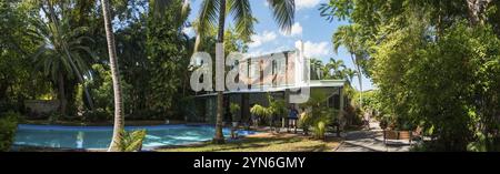 KEY WEST, USA, SEPTEMBER 05, 2021, Famous Hemingway villa in Key West, Florida, USA, North America Stock Photo